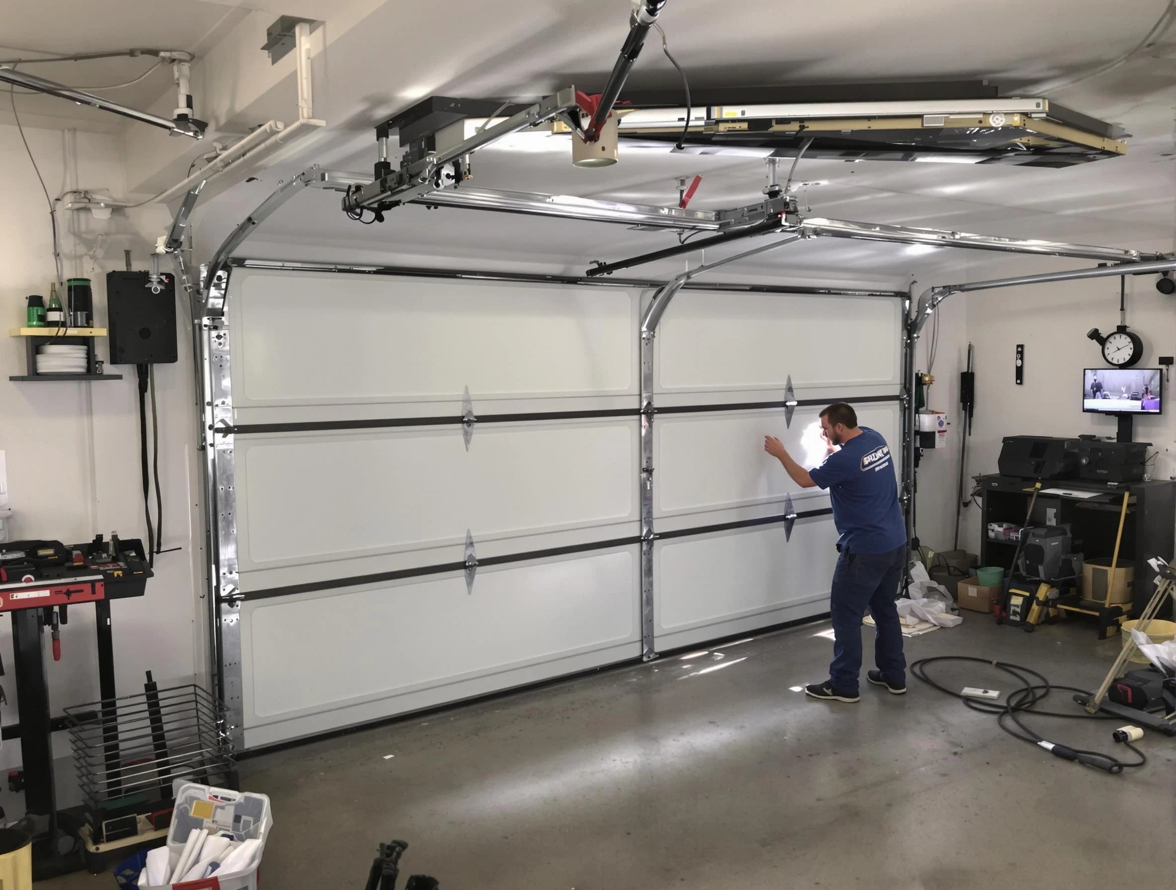 Professional garage door repair service by Clinton Garage Door Repair in Clinton