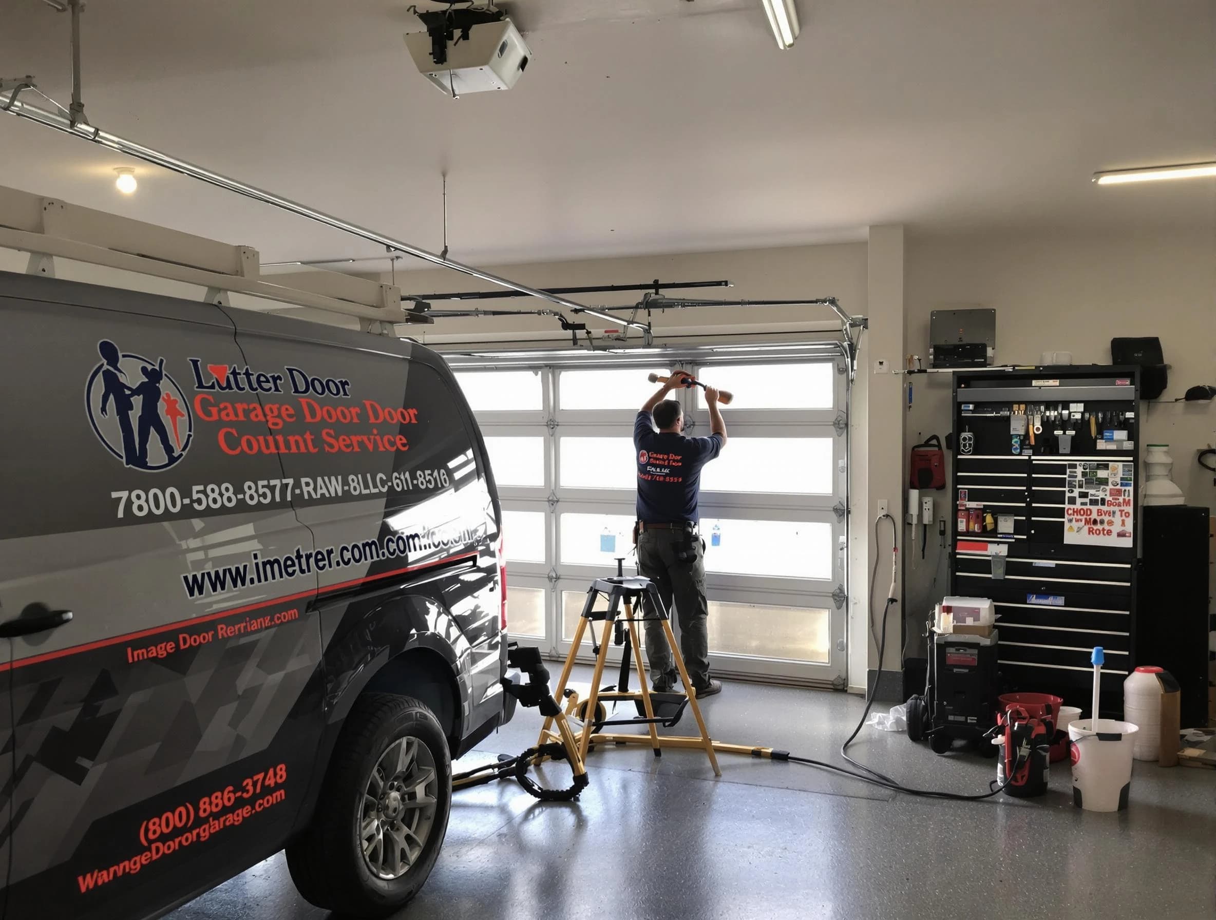 Clinton Garage Door Repair rapid response team performing same-day repair in Clinton