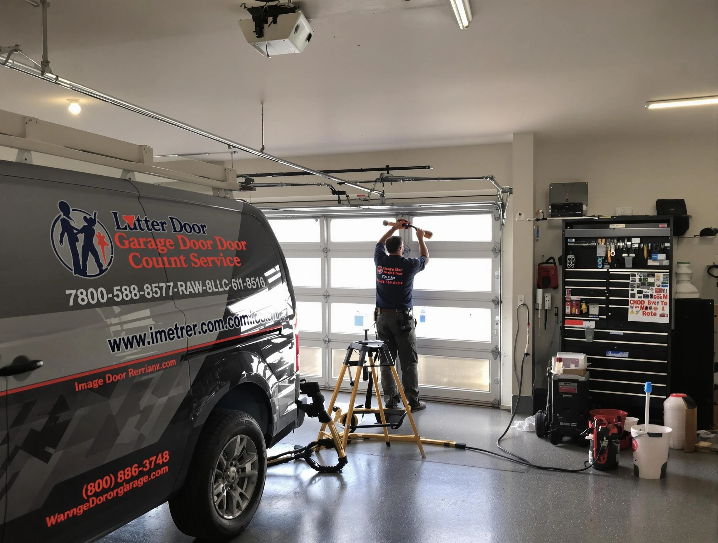 Clinton Garage Door Repair rapid response team performing same-day repair in Clinton