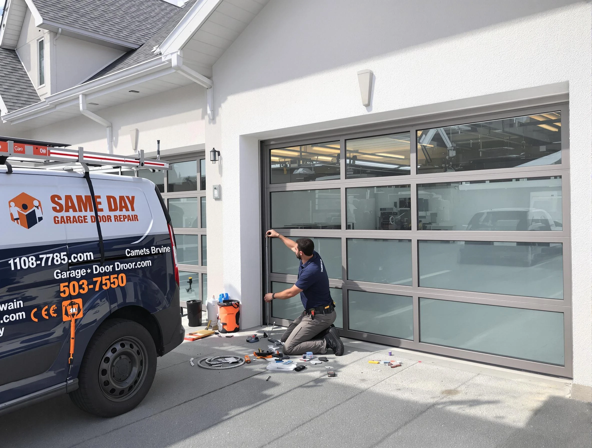 Same-day garage door repair service by Clinton Garage Door Repair in Clinton